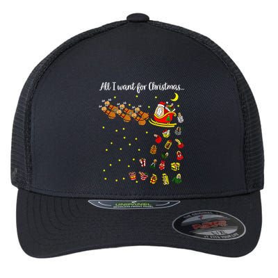 All I Want For Christmas Is D Merry Dickmas Dirty Christmas Flexfit Unipanel Trucker Cap