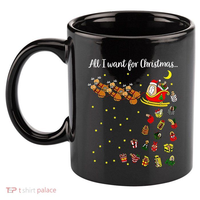 All I Want For Christmas Is D Merry Dickmas Dirty Christmas 11oz C Handle Ceramic Mug