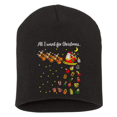 All I Want For Christmas Is D Merry Dickmas Dirty Christmas Short Acrylic Beanie