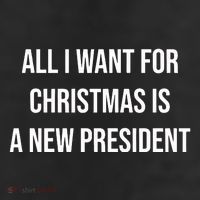 All I Want For Christmas Is A New President Cool Comfort Performance Bucket Hat