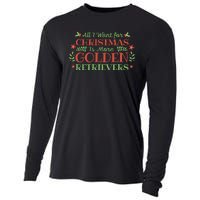 All I Want For Christmas Is More Golden Retrievers Cooling Performance Long Sleeve Crew