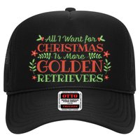 All I Want For Christmas Is More Golden Retrievers Trucker Hat