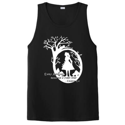 Alice In Wonderland Adventure Funny PosiCharge Competitor Tank