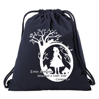 Alice In Wonderland Adventure Funny Drawstring Bag