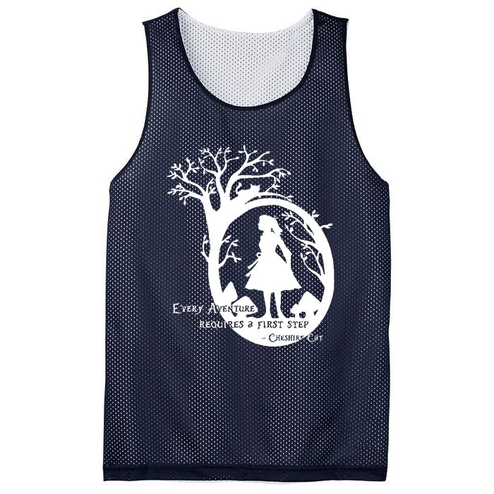 Alice In Wonderland Adventure Funny Mesh Reversible Basketball Jersey Tank