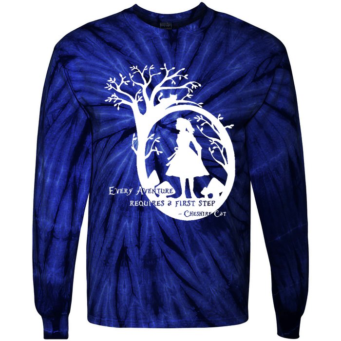 Alice In Wonderland Adventure Funny Tie-Dye Long Sleeve Shirt