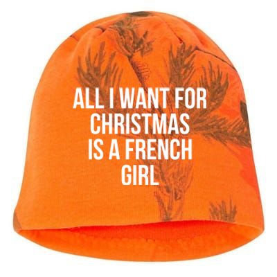 All I Want For Christmas Is A French Gift Kati - Camo Knit Beanie