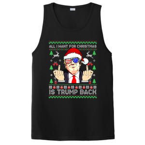 All I Want For Christmas Is Trump Back 2024 Ugly Xmas PosiCharge Competitor Tank