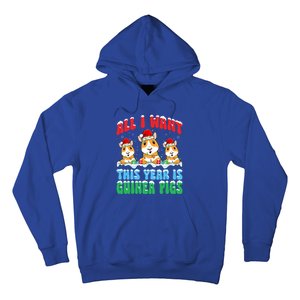 All I Want This Year Is Guinea Pig Wearing Christmas Hat Great Gift Hoodie