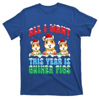 All I Want This Year Is Guinea Pig Wearing Christmas Hat Great Gift T-Shirt