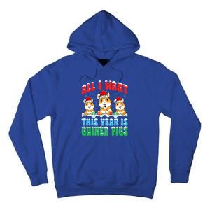 All I Want This Year Is Guinea Pig Wearing Christmas Hat Great Gift Tall Hoodie