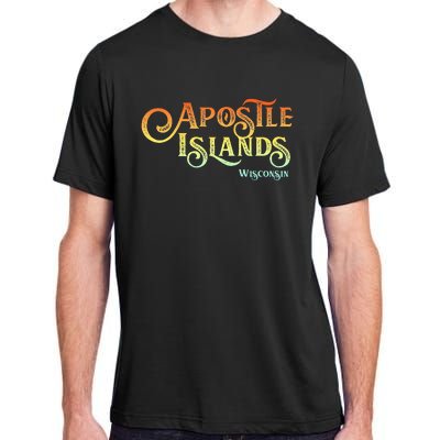 Apostle Islands Wisconsin Tourist Souvenir Gift Adult ChromaSoft Performance T-Shirt