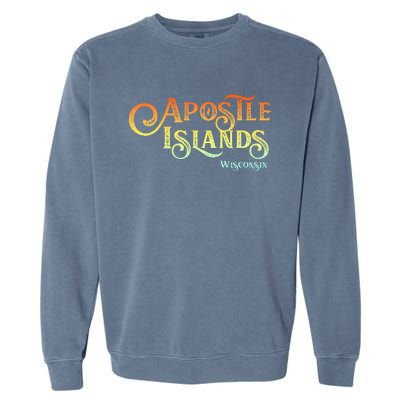 Apostle Islands Wisconsin Tourist Souvenir Gift Garment-Dyed Sweatshirt