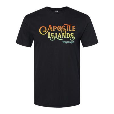 Apostle Islands Wisconsin Tourist Souvenir Gift Softstyle CVC T-Shirt