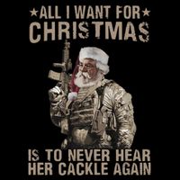 All I Want For Christmas Is To Never Hear Her Cackle Again Mug