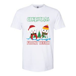 All I Want For Christmas Is My Two Front Teeth Xmas Gift Softstyle CVC T-Shirt