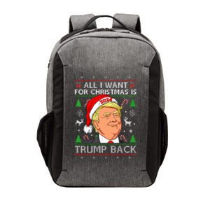 All I Want for Christmas Is Trump Back 2024 Ugly Sweater  Vector Backpack