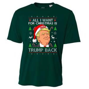 All I Want for Christmas Is Trump Back 2024 Ugly Sweater  Cooling Performance Crew T-Shirt