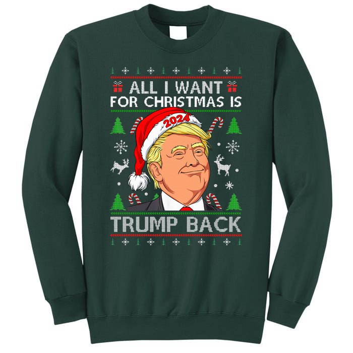 All I Want for Christmas Is Trump Back 2024 Ugly Sweater  Sweatshirt