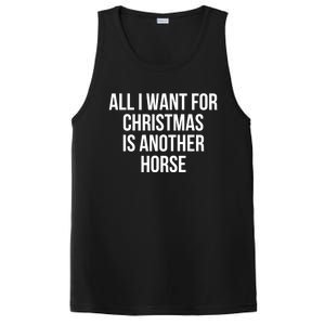 All I Want For Christmas Is Another Horse Gift PosiCharge Competitor Tank