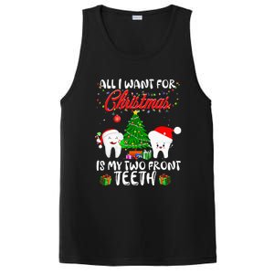 All I want for Christmas is My Two Front Teeth  PosiCharge Competitor Tank