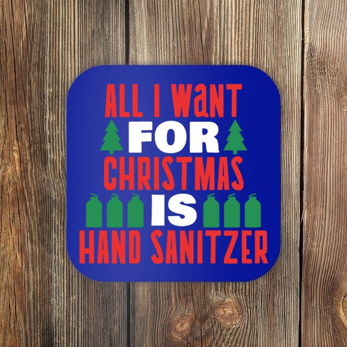 All I Want For Christmas Funny 2020 Sucks Sarcastic Joke Gift Coaster