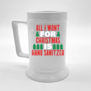 All I Want For Christmas Funny 2020 Sucks Sarcastic Joke Gift Beer Stein