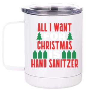 All I Want For Christmas Funny 2020 Sucks Sarcastic Joke Gift 12 oz Stainless Steel Tumbler Cup