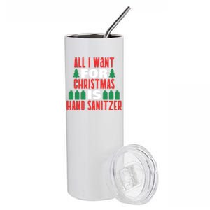 All I Want For Christmas Funny 2020 Sucks Sarcastic Joke Gift Stainless Steel Tumbler