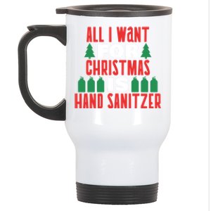 All I Want For Christmas Funny 2020 Sucks Sarcastic Joke Gift Stainless Steel Travel Mug