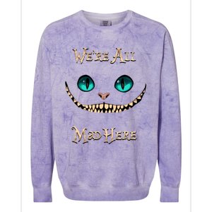 Alice In Wonderland Colorblast Crewneck Sweatshirt