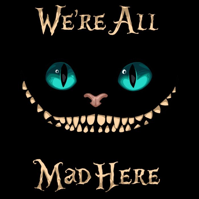 Alice In Wonderland Drawstring Bag