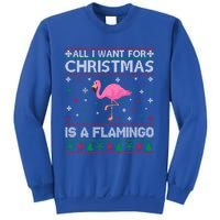 All I Want For Christmas Is A Flamingo Ugly Xmas Sweater Gift Sweatshirt