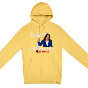 All I Want For Christmas Is To Never Hear Her Voice Again Premium Pullover Hoodie