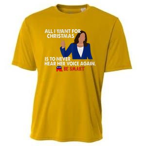 All I Want For Christmas Is To Never Hear Her Voice Again Cooling Performance Crew T-Shirt