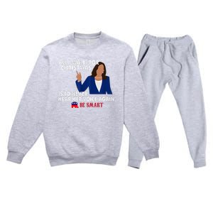 All I Want For Christmas Is To Never Hear Her Voice Again Premium Crewneck Sweatsuit Set