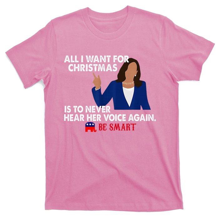 All I Want For Christmas Is To Never Hear Her Voice Again T-Shirt