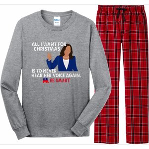 All I Want For Christmas Is To Never Hear Her Voice Again Long Sleeve Pajama Set