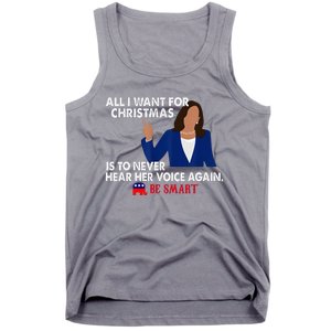 All I Want For Christmas Is To Never Hear Her Voice Again Tank Top