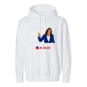 All I Want For Christmas Is To Never Hear Her Voice Again Garment-Dyed Fleece Hoodie