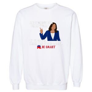 All I Want For Christmas Is To Never Hear Her Voice Again Garment-Dyed Sweatshirt