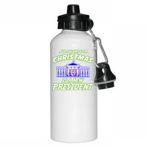 All I Want For Christmas Is A New Presiden Gift Aluminum Water Bottle