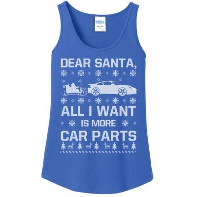 All I Want Is More Car Parts Christmas Funny Gift Gift Ladies Essential Tank