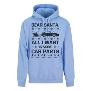 All I Want Is More Car Parts Christmas Funny Gift Gift Unisex Surf Hoodie