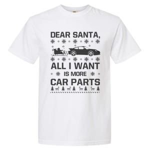 All I Want Is More Car Parts Christmas Funny Gift Gift Garment-Dyed Heavyweight T-Shirt