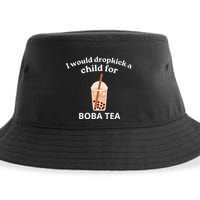 Awesome I Would Dropkick A Child For Boba Sustainable Bucket Hat