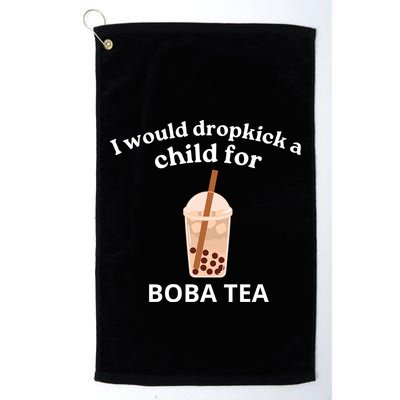 Awesome I Would Dropkick A Child For Boba Golf Towel
