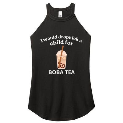 Awesome I Would Dropkick A Child For Boba Women's Perfect Tri Rocker Tank