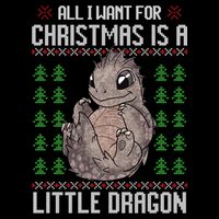 All I Want For Christmas Is A Dragon Ugly Xmas Sweater Gift Sustainable Bucket Hat