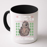 All I Want For Christmas Is A Dragon Ugly Xmas Sweater Gift Mug